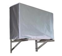 Housse Climatiseur Extérieur Housse de climatisation anti-soleil housse de nettoyage housse étanche climatiseur housse anti-poussière extérieur Oxford conditionneur protecteur (Color : Open, Size :