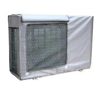 Housse Climatiseur Extérieur, Housse Pompe a Chaleur en Tissu Oxford 600D, Imperméable et Anti-Poussière, Protection Solaire, pour Unités Extérieures, Utilisation en Toutes Saisons(Gray,100x80x43 cm)
