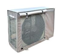 Housse Climatiseur Extérieur, Housse Pompe a Chaleur Piscine en Tissu Oxford, Soleil et Imperméables pour L'extérieur, Ventilation et Dissipation de la Chaleur(86x56x33cm/33.8x22x13in)