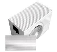 Housse Climatiseur Extérieur, Imperméable, Insonorisée Et Découpable, Housse Pompe a Chaleur avec Dos Auto-adhésif(White,50x200cm/19x78in)