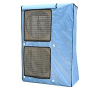 Housse Climatiseur Mobile Central, Protection Climatiseur Exterieur en Tissu Oxford Épais 600D pour l'Unité Extérieure, Conception à Rabat pour Une Couverture Complète(Blue,100x42x145cm/39x17x57in)