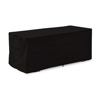 Housse Coffre De Rangement, Housse Protection Coffre De Jardin Exterieur Intérieur, Bâche Pour Coffre De Jardin Étanche En Oxford 210, Housse Résistant Aux UV Couverture Pour Salon De Jardin, Noir