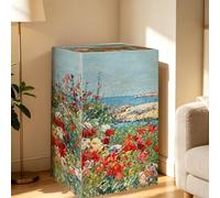 Housse Coffre Fort Housse Protection Armoire Fusil Cachée/Dissimulation | Housse Anti-poussière Coffre-fort Ouverture Frontale Motifs Floraux, Housse Décorative(C,40x30x30cm/16x12x12inch)
