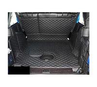 Housse Coffre Pour Jeep Pour Wrangler Pour JK 2007-2011 2012 2013 2014 2015 2016 2017 2018 Ensemble Complet Tapis Coffre Voiture Tapis Imperméables Coffre De Voiture Tapis (Couleur : Le noir)
