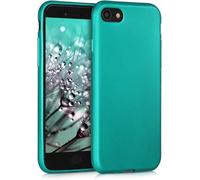 Housse Compatible avec Apple iPhone SE (2022) / iPhone SE (2020) / iPhone 8 / iPhone 7 Coque - Housse de t¿¿l¿¿phone Protection Souple en TPU - Bleu Turquoise