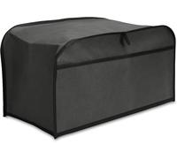 Housse Compatible Avec Grille-Pain 4 Tranches - Housse De Protection Intégrale 19 X 20,3 X 39,5 Cm Pour Grille-Pain - Gris Foncé