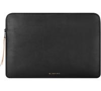 Housse Compatible Avec Macbook Air 13 Pouces M4 2025 M3 2024-2018, Macbook Pro 13 M2 M1 2022-2016, Pochette En Cuir Pu Pour Ordinateur Mac, Noir[COM912120]