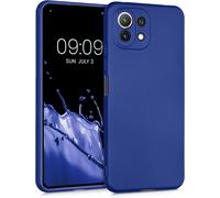 Housse Compatible Avec Xiaomi 11 Lite (5g) Ne/Mi 11 Lite (5g) Coque - Housse De Téléphone Protection Souple En Tpu - Bleu Métallique[Ven8811507]