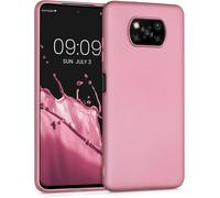 Housse Compatible avec Xiaomi Poco X3 NFC/Poco X3 Pro Coque - Housse de t¿¿l¿¿phone Protection Souple en TPU - Or Rose m¿¿tallique