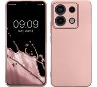 Housse Compatible avec Xiaomi Redmi Note 13 Pro 5G / Poco X6 5G Coque - Housse de t¿¿l¿¿phone Protection Souple en TPU - Or Rose m¿¿tallique