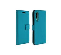 Housse Compatible Huawei P30 Etui Compatible Folio Portefeuille Fonction Support Vidéo - bleu
