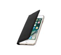 Housse iPhone 7 / 8 - AVIZAR - Etui Portefeuille Ultra-fin - Éco-cuir - Noir - Protection Chocs