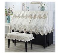 Housse complète pour piano, Housse de protection intégrale à volants épais style européen((single seat type))