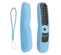 Housse Coque Compatible avec LG Télécommande AN-MR21GA AN-MR21GC AN-MR22GA AN-MR22GN MR23GA MR24GA Smart TV, Etui Protection en Silicone pour LG Magic Remote 2021/2022/2023/2024 Bleu Lumineux