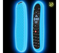 Housse Coque de Silicone Compatible avec Télécommande 135/EC101/Non-Touch/Touch Edition, Antidérapant Étui de Protection pour Remote (Glow Blue)