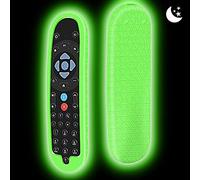 Housse Coque de Silicone Compatible avec Télécommande EC201/EC202 with Voice Control, Antidérapant Étui de Protection pour Remote (Glow Green)