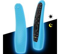 Housse Coque En Silicone Compatible Avec Lg Télécommande An-Mr19ba An-Mr18ba An-Mr20ga An-Mr600 An-Mr650, Antidérapant Étui De Protection Pour Lg Magic Remote (Glow Blue)