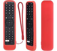 Housse Coque En Silicone Pour Hisense Télécommande, En2r30n En2k30p En2p30h En2j30h En2d30h, Etui De Protection Pour Hisense Télécommande, Antidérapage, Antisismique, Lavable (Rouge)