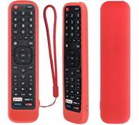 Housse Coque en Silicone pour Hisense Télécommande EN2R30N EN2K30P EN2P30H EN2J30H EN2D30H Etui de Protection pour Hisense(Rouge)