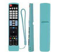 Housse Coque en Silicone pour LG TV Télécommande Compatible avec AGF76692608 AKB73615303 AKB73756567 Antidérapant Antichoc Lavable Étui de Protection pour LG Télécommande (Bleu Lumineux)