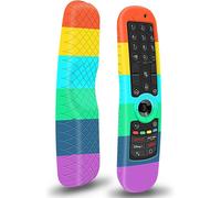 Housse Coque En Silicone Pour Télécommande Lg Mr21Ga Mr22Ga, Etui De Protection Pour Magic Remote Lg 2021 2022 (Rainbow)
