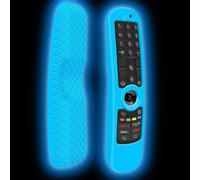 Housse Coque En Silicone Pour Télécommande Lg Mr21Ga Mr22Ga Mr23Ga Mr24Ga, Etui De Protection Pour Magic Remote Lg 2021-2024 (Glow Blue)