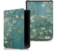 Housse Coque - Vivlio - Touch Lux 5/4/HD - Noir - Printemps - Support et Sommeil Automatique