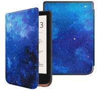 Housse Coque - Vivlio - Touch Lux 5 - Bleu Ciel - Support - Fonction Sommeil Réveil Automatique