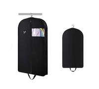 Housse Costume Homme Housses de protection imperméables et anti-poussière for vêtements, manteaux, costumes, robes, sacs à vêtements suspendus, organisateur de placard(1pc black)