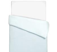 Housse couette nid d'abeille gaze coton