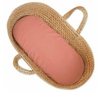 Housse couffin ovale gaze coton jeanne