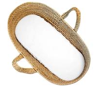 Drap housse couffin ovale en gaze de coton, Jeanne Blanc Dès la naissance blanc TU