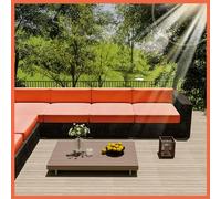 Housse Cousin Assise Salon De Jardin、Housse Coussin Exterieur Impermeable Palette、Anti-PoussièRe - pour Terrasse, Jardin, Cour(#15,65x65x10cm)