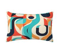 Housse Coussin 30x50cm Coussin Exterieur Impermeable Lot de 2 Abstrait Housse de Coussin, Art Coussin Decoratif Coussin Canapé, Coussins Décoratifs Housses Coussin pour Jardin Farmhouse Maison,R492