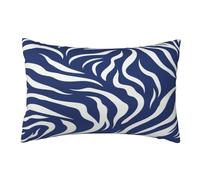 Housse Coussin 40x70 cm Housses de Coussin Bleu marine Lot de 2, Rayures Coussin Canapé Housse Coussin Canape Decoration, Taies D'oreillers Doux, Coussins Décoratifs, Maison Lit Deco Chambre,P301