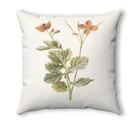 Housse Coussin 45x45 Feuilles Vert Orange Taie Oreiller Canape Salon Lin Carré Chambre Chaise Housse Coussin Exterieur Jardin Automobile Coussins Décoratifs