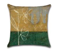 Housse Coussin 45x45 Graffiti Gris Jaune Taie Oreiller Canape Salon Lin Carré Chambre Chaise Housse Coussin Exterieur Jardin Automobile Coussins Décoratifs