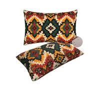 Housse Coussin 50x60 cm Housses de Coussin Exterieur Impermeable 2 Pièces, Coussin Canape Decoration Coussin Exterieur Jardin Coussin Rectangulaire, pour Patio Farm Décor (Afrique/De Bohême) -zt51