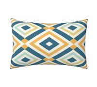 Housse Coussin 50x70cm Coussin Exterieur Impermeable Lot de 2 jaune Housse de Coussin, Géométrique Coussin Decoratif Coussin Canapé, Coussins Décoratifs Housses Coussin, Jardin Farmhouse Maison,R508