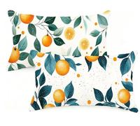 Housse Coussin 50x80 cm Grand Coussin Printemps RectangulaireTaie Oreiller Fruit Lin Respirable et Durable Taie d'oreiller 50 x 80 ,Fermeture à Glissière Invisible,Automne Decor Maison Canapé EM-1468
