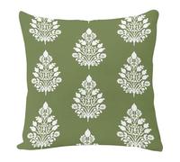 Housse Coussin 60X60 Armée Verte Coussin Decoratif Canapé Taie d'oreiller,Taie Oreiller en Lin Coussin Exterieur- Housse De Coussin Fermeture À Glissière Invisible,Hypoallergénique