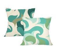 Housse Coussin 60x60 Grand Coussin Vert Taie Oreiller Bande Velours Respirable Durable Taie Oreillerr 60x60cm avec Fermeture à Glissière Invisible,Coussins Canape pour Chambre,Chaise,Lit,Jardin,2p526F