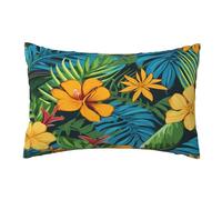 Housse Coussin 60x90cm Coussin Exterieur Impermeable Lot de 2 Plantes tropicales Housse de Coussin, Fleur Coussin Decoratif Coussin Canapé, Coussins Décoratifs Housses Coussin, Jardin Farmhouse,R496
