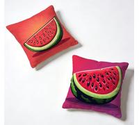 Housse Coussin 70 x 70 Lot de 2 Rouge Housse De Coussin 70x70 cm Gros Coussin De Canapé PastèQue Carré Décoration Taie Oreiller Lin pour Decoration Chambre, Printemps été Cadeaux pour Femme 3-R8281N