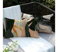 Housse Coussin 70x90 Lot de 2 Coussins Canape Moderne Coussin Exterieur Impermeable, Rectangulaire Taie Oreiller Usine Protege Oreiller, Coussins Canapé pour Salon de Jardin Decoration Maison Y2-545