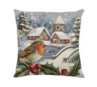 Housse Coussin 80x80 Animaux Orange Mignons Taie Oreiller Canape Salon Lin Carré Chambre Chaise Housse Coussin Exterieur Jardin Automobile Coussins Décoratifs