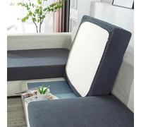 Housse Coussin Canapé Extensible, Housse De Coussin Canapé Antidérapant Universelle, Housses de Remplacement pour Individuel,Dark Gray,Quadruple