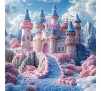 Housse Coussin Lot de 2, 50x50cm, Housse de Coussin Exterieur, Coussin Decoratif Salon Canape, Couch Pillow, Outdoor Balcony Garden Pillow Cushion, Mattress, Villa Rose, CZ4J-48