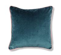Housse coussin meuble 45x45 BASSETTI Granfoulard VELOURS vert