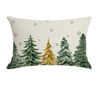 Housse Coussin Noel 50x30, Taie D Oreiller De Noel, Decoration Noel Interieur Maison, Deco Salon Chambre, Décoration Americaine Housse De Coussin Canape Chaise, Idee Cadeau Personnalisé Original (E)